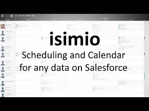 Introducing Isimio, the scheduling and calendar tool for any data on the Salesforce platform
