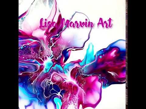 #5 layering translucent and opaque paints for the bloom pour technique!