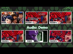 All Miraculous Ladybug Intros/Opening | SEASON 1 - 6 | SPLITSCREEN