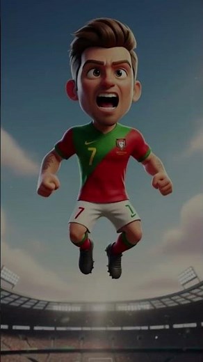 Ronaldo vs Messi 😂 Animated Football Battle | Who Wins?