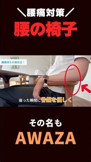 【腰痛の方必見！】人間工学から生まれた腰のための椅子#インテリア ＃腰痛対策