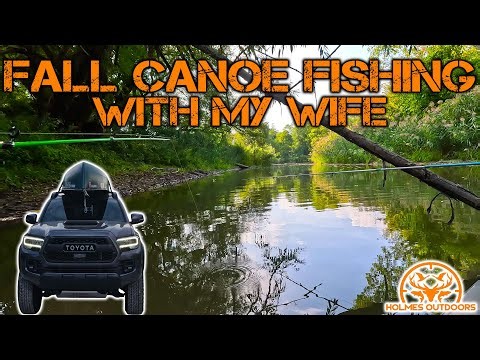 Fall Canoe Fishing With My Wife