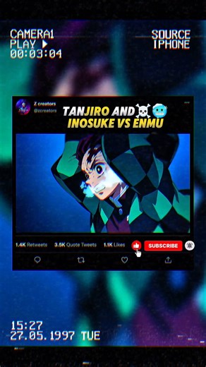 Tanjiro and Inosuke vs enmu☠️🥶#demonslayer #kimetsunoyaiba