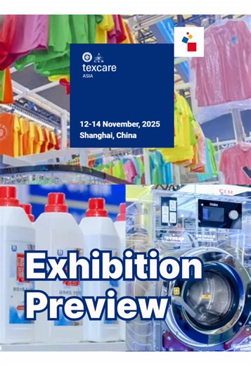 🌟 Countdown to Innovation: Texcare Asia & China Laundry Expo 2025 is coming! 🌟 Get ready for the ultimate gathering of the textile care world! From November 12 to 14, 2025, at the Shanghai New International Expo Centre, nearly 300 exhibitors and 30,000 global professionals, all showcasing cutting-edge innovations across 25,000 square meters of exhibition space. Discover the latest in: ✨ Textile laundry & leather care 🧼 Automation and energy efficiency 🔗 Full supply chain solutions This is yo