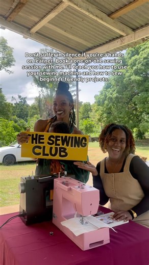 I can teach you how to use your sewing machine! IN PERSON! 😄