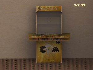 4-player Upright Arcade Machine Cabinet Plans: Retro Game Design (digital) - Etsy