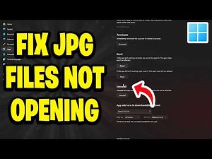 How To Fix JPG Files Not Opening In Windows 11 (JPG & JPEG)