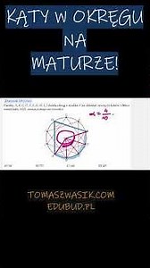 KĄTY W OKRĘGU NA MATURZE ELITARNA EDUKACJA