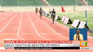 16K views · 373 reactions | Under 20 athletics trial at Nyayo Stadium: Sarah Moraa chasing Olympic time. Kenya team to be selected on Friday #CitizenTonight | Citizen TV Kenya | Facebook