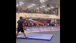 Kennedy Cochran (USA) BB/FX/VT training Daughter of 1996 US Olympian Amanda Borden Video: @kennedycochran_gym2026 | International Gymnast Magazine