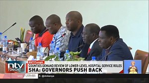 Sha: Governors Push Back Governors have threatened to pull out of Shif due to delayed payment of claims amounting to more that Sh30 billion owed to counties. The governors are demanding a review of the hospital services cadres under Sha. #NTVTonight | NTV Kenya