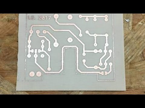 How to etch copper clad pcb without ferric chloride.