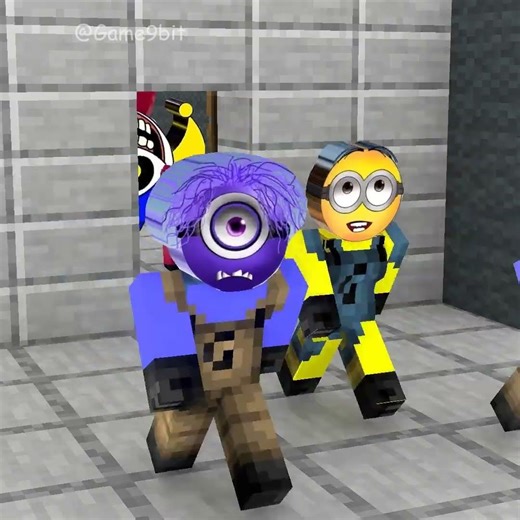 Sprunki Dave Minion and friends in a continuous singing challenge to escape the prototype!