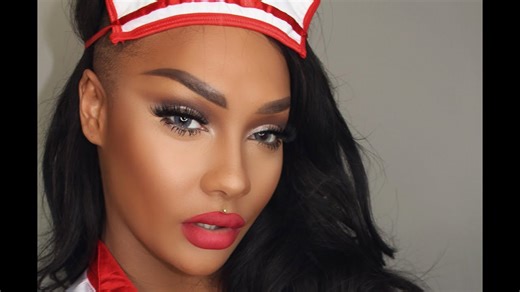 Quick sexy nurse Halloween tutorial | SONJDRADELUXEXE