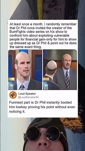 Bumfights Creator Confronts Dr Phil Dressed As Dr Phil