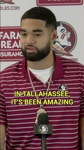 QB DJ Uiagalelei on his portal decision to transfer to #FSU #FSUFootball #FloridaState