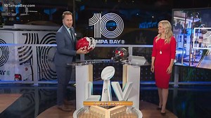 "We don't need this thing" Ryan Bass and Allison Kropff are officially done with The Kansas City Chiefs helmet as they get ready to cheer on our hometown Tampa Bay Buccaneers in Super Bowl LV at 6:30 p.m. Sunday on 10 Tampa Bay! #GoBucs 10TampaBay.com/SuperBowl | 10 Tampa Bay