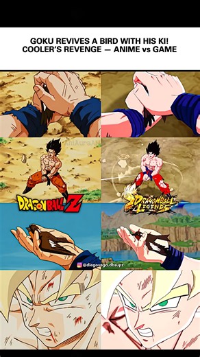 Goku Revived A Bird With His Ki 💀🔥 | Dragon Ball Z Cooler’s Revenge - Anime Vs Game