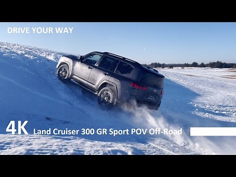 Toyota Land Cruiser 300 POV Off Road Drive, Max Speed Test, Mud, Sand, Snow Drive // LC300 GR Sport