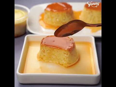 Made Mini Caramel Pudding in Egg Cups in Just 10 Minutes! 😱
