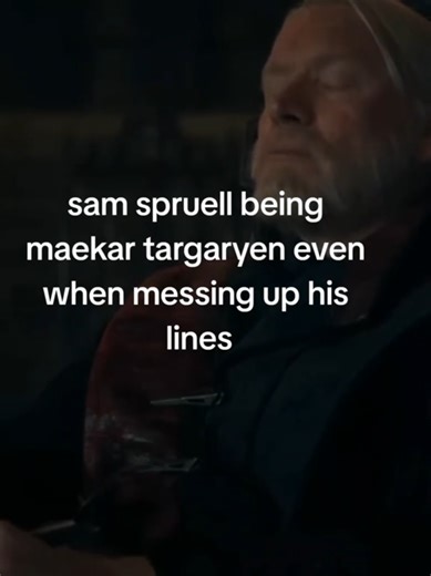Sam Spruell's Bloopers as Maekar Targaryen in House of the Dragon