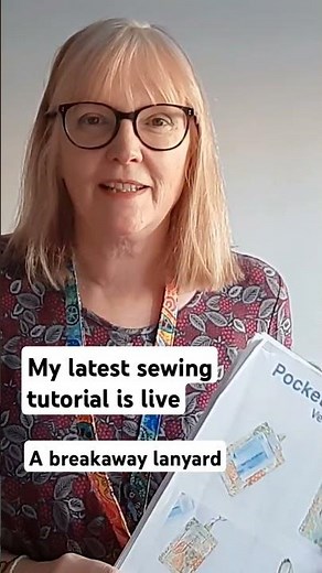 How to sew breakaway lanyard. My new tutorial is live on YouTube #sew #lanyards