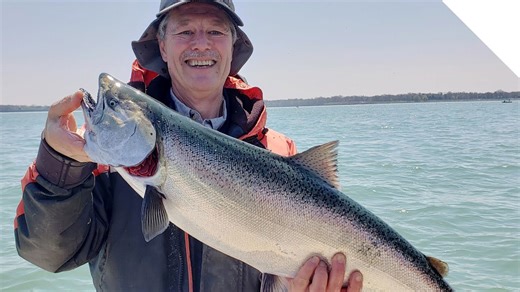 Trolling for salmon with this simple technique