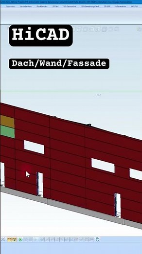 HiCAD Hacks: Efficiently plan facades: Profile installation with HiCAD #architecture #news #short...