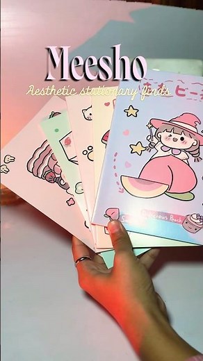 Stationary haul #meeshofinds#unboxing #meesho #meeshoshopping #stationeryhaul#shortsfeed #ytshorts