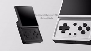 RG Rotate Retro Handheld Game Console, 3.5" Swivel Screen Android Portable Player, Unisoc T618 Chip 3GB+32GB, 2000mAh Battery, Aluminum Alloy Body (Anbernic RG Rotate-Aurora Silver-NEW)