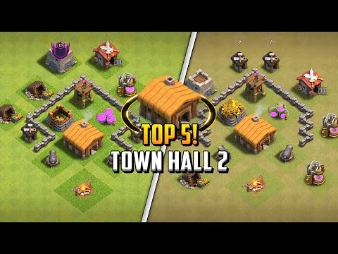TOP 5! Town Hall 2 (TH2) Base Layout 2025 | Clash of Clans