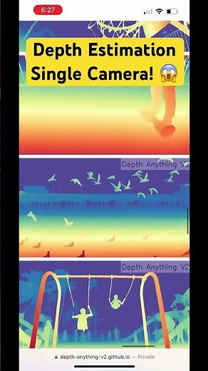 Depth Estimation with Single Camera using Depth Anything v2