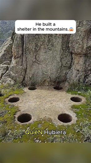 He Chose the Mountains Over a House… Then Built a Hidden Survival Shelter#OffGridLiving #SurvivalShelter #CabinBuild #WildernessHome#usa🇺🇸
