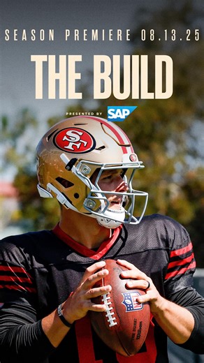 San Francisco 49ers on Instagram: "This is the beginning. The Build JUST dropped. Link in bio for full video 📹"