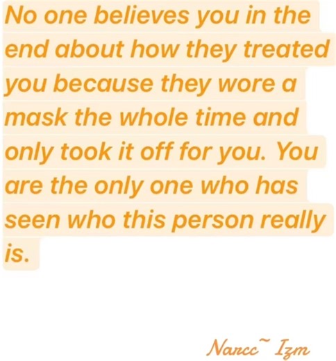 Lesson learned. | Narcc Izm