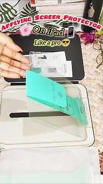 iPad Screen Protector Installation – Easy & Bubble Free! 📱👍#esr #screenprotector #tech #ipad #shorts