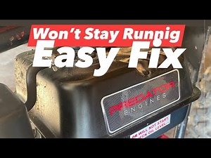 How to fix Predator 212cc EASY DIY Step by step clean Carburetor Jet Emulsion Tube ANYONE CAN DO IT