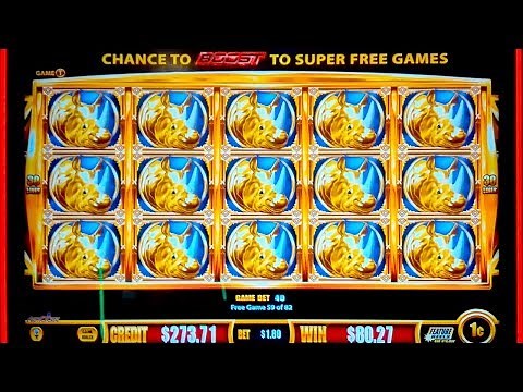 FULL SCREEN BONUS SYMBOLS! Wonder 4 Boost Rhino Charge Slot - HUGE WIN!