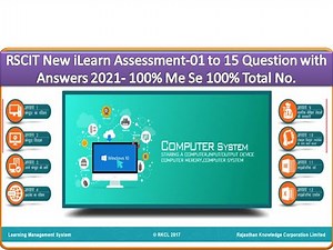 iLearn Assessment 01 to 15 | RKCL RSCIT | #CAD TAK