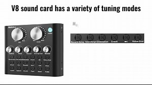 Watch Remall Bluetooth Live Sound Card on Amazon Live