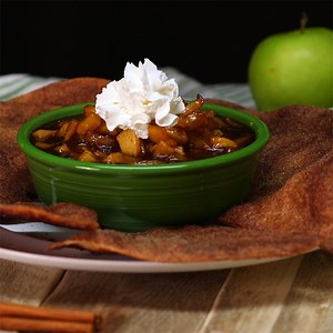 116K views · 457 reactions | This apple pie salsa with cinnamon sugar chips recipe brings in the comforting flavors of fall 不 | In The Know Cooking | Facebook