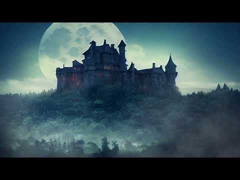 Creepy Castle Inside Dark Forest - Spooky and Nature Sounds | Halloween Ambience | Without Music |1h
