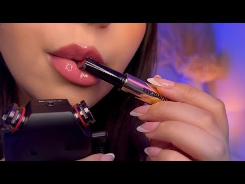 ✨ASMR✨ Painting Over Your Face With a Lip Gloss(Mouth Sounds & Personal Attention) For Sleep 😴🕯️
