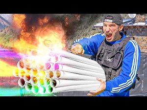 I CREATED A FIRECRACKER MINIGUN!! *VERY EPIC* Makiman