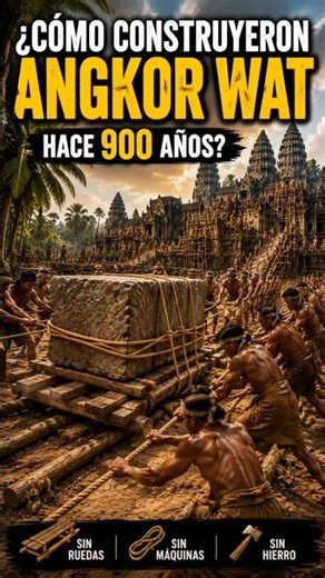 Cómo construyeron ANGKOR WAT hace 900 años? 😱