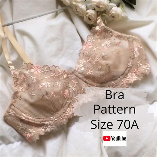 70A Underwire Bra Sewing Pattern PDF| DIY Lace Bra| Printable Lingerie Pattern A4| PDF Pattern+video Tutorialbra Making Digital Download - Etsy UK