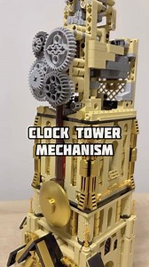 10K views · 203 reactions | Clock Tower Mechanism @pantasy.official #mechanical #mechanism #pantasy #lego #technic #legotechnic #legofan #mechanicalengineering #engineering #clocktower #mechanisms | Bricks Master Builders | Facebook