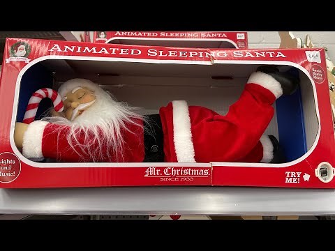 Mr. Christmas animated Snoring Santa