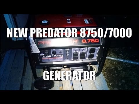 New PREDATOR 8750/7000 Watt Generator // First Start!