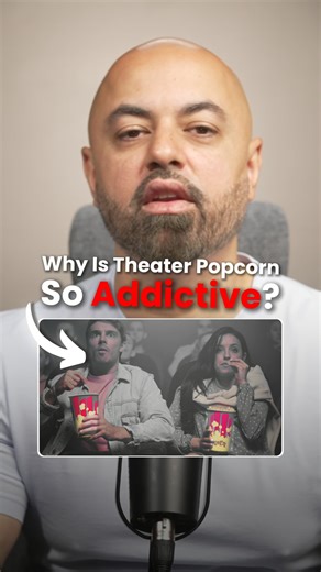 Here’s the secret ingredient that makes movie theater popcorn so addictive. Have you ever noticed that popcorn at the movies just tastes way better than the stuff you make at home? That’s because it’s not regular popcorn. Scientists actually engineered a special seasoning to make it more addictive. It’s called Flavacol, a bright yellow powder made from super concentrated salt, synthetic butter flavoring, and artificial colors like yellow 5 and 6 which are actually banned in Europe for being link